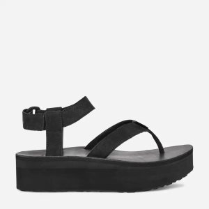 Teva Flatform Damen Sandalen Schwarz (Österreich)